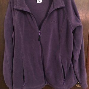 plus size 1X fleece lavender Columbia Jacket